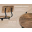 Annik Counter Stool with Metal Frame-108809394