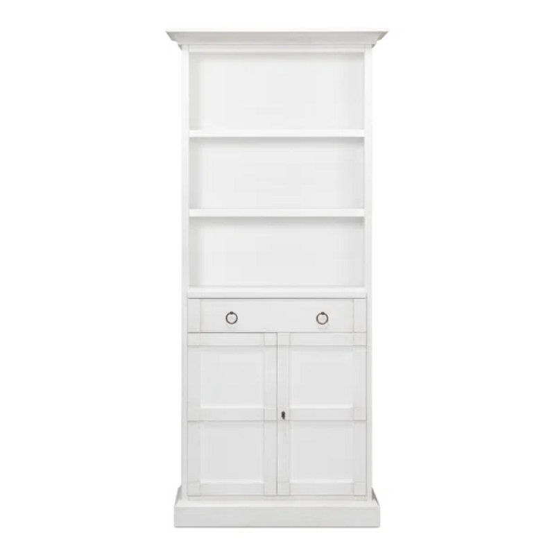 Bibliothèque standard en bois massif H 78 "x l 35" Cortina