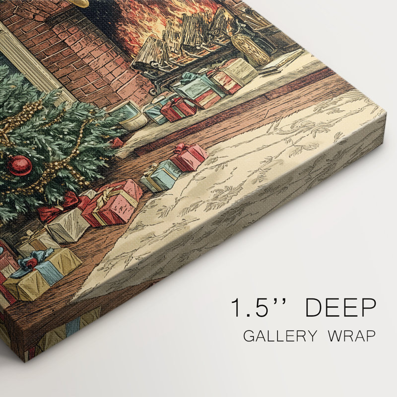 Art des Fêtes de Noël - Toile tendue avec châssis dxix, H 48 po x l 32 po