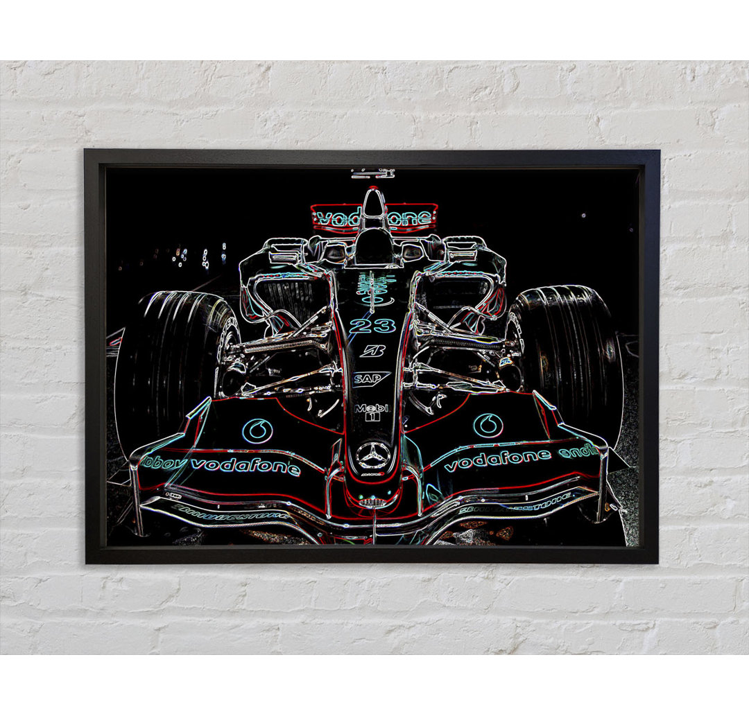 Formula One Pole Postion - Einzelbildrahmen Kunstdrucke auf Leinwand