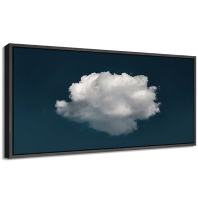 «Clouds Minimalist Single Cloud», reproduction sur toile