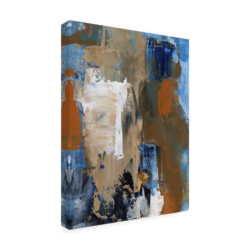 «Wrought Studio ™ Melissa Wang Wave Serenade I», art mural sur toile, H 19 po x l 14 po