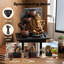  Tabletop Water Fountain,Indoor,Garden,Fountains,LED,Resin,Bronze