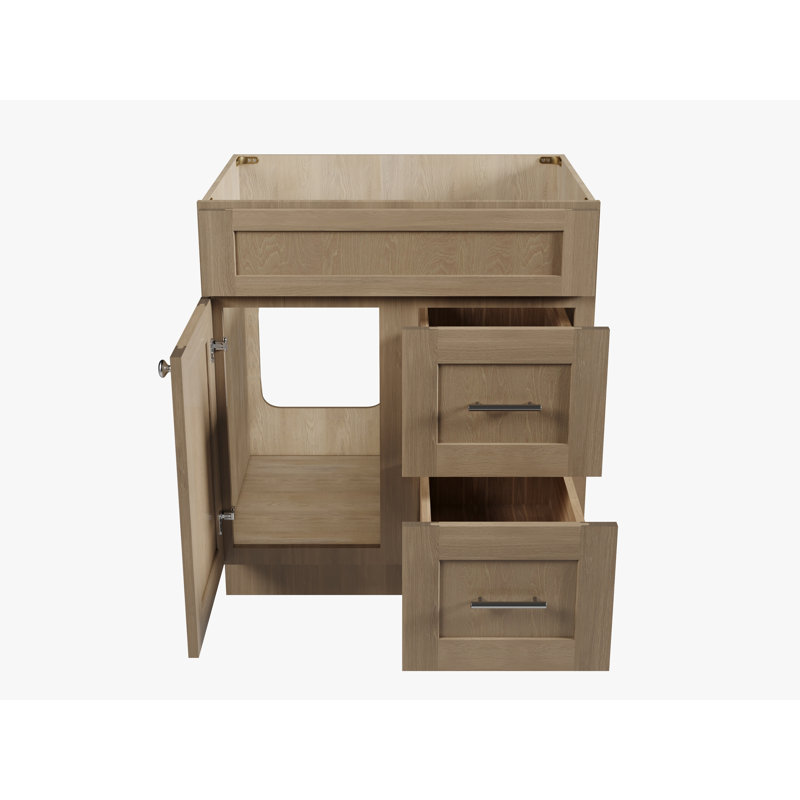 Meuble-lavabo avec tiroir 30 po Disar, Satin