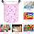 Round  Valentine's Day Laundry Clothes Hamper Laundry Basket With Handles,Storage Organizer Bins Laundry Gift Basket For Room, Bedroom Decor