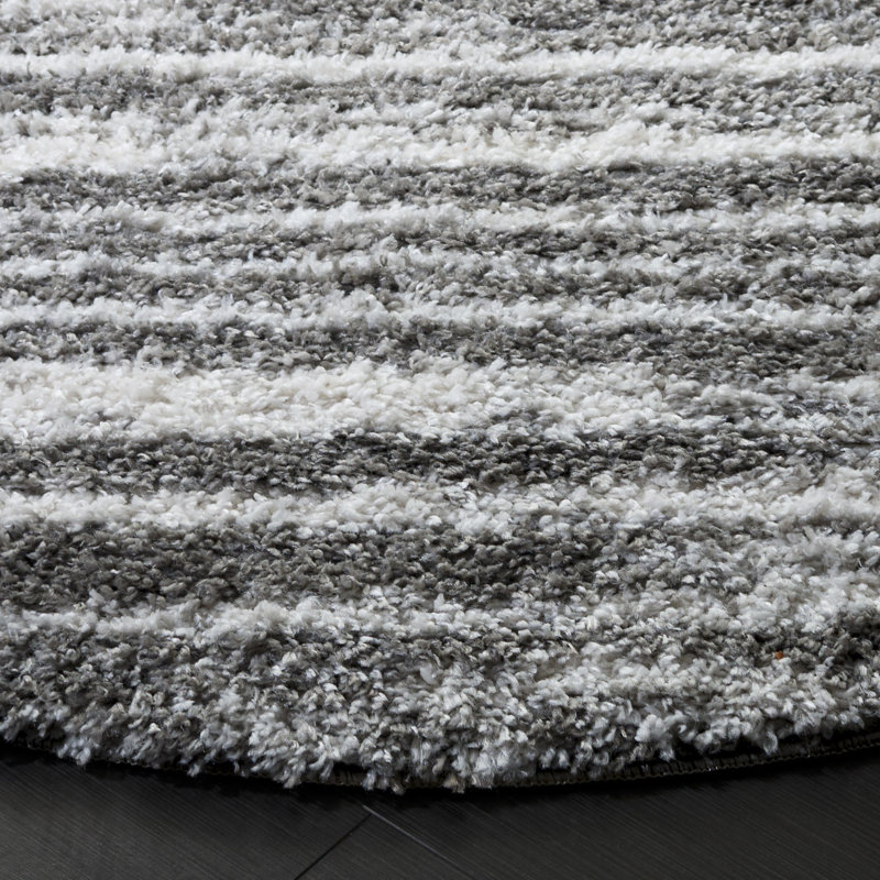 Atlantis Shag 104 Performance Abstract Rug, 6'-7" X 6'-7" Round