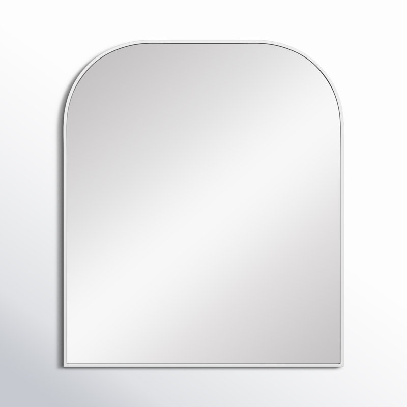 Miroir mural Sabine, Argent argent, 42 po x 36 po