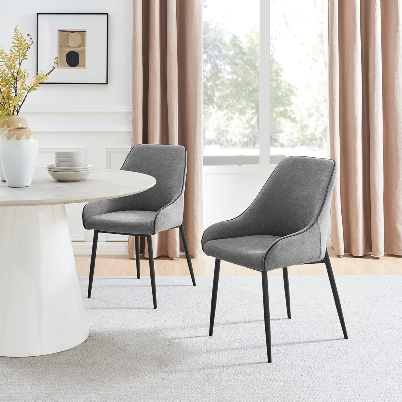 Tamorion 4 - Person Dining Set, Black, Grey