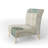 Seastar and Blue Sea Shell II - Nautical & Coastal Upholstered Slipper Chair