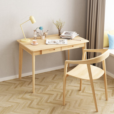 Baggio Solid Wood Base Writing Desk
