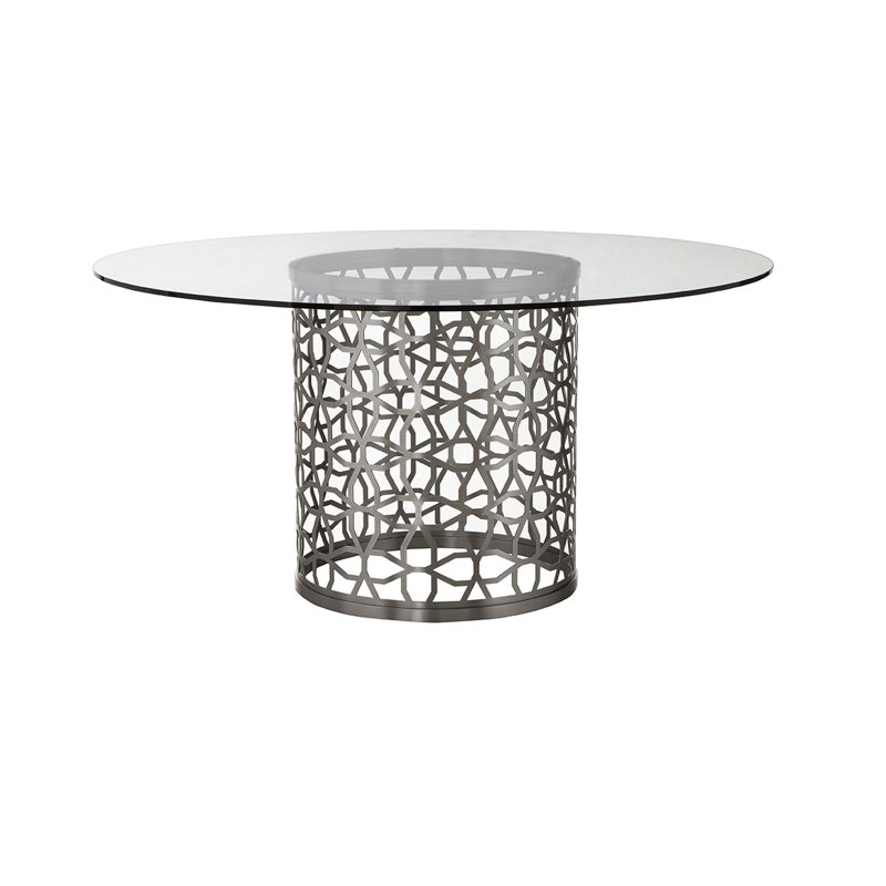 Round Glass Dining Table