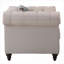 Chaise en lin beige Aurelia avec coussin-1596314781