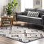 Tapis géométrique lavable à la machine Kajal SpinClean-1669162523