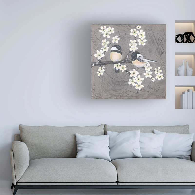 «Red Barrel Studio®» par Jade Reynolds, My Little Chickadee I, art mural sur toile, H 14 po x l 14 po