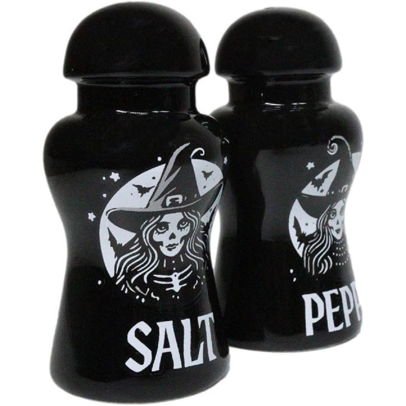 Ensemble de poivrières en céramique Wicca Black Magic Grand High Witch Apothecary