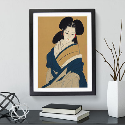 Vintage Geisha No.3 - Single Picture Frame Print