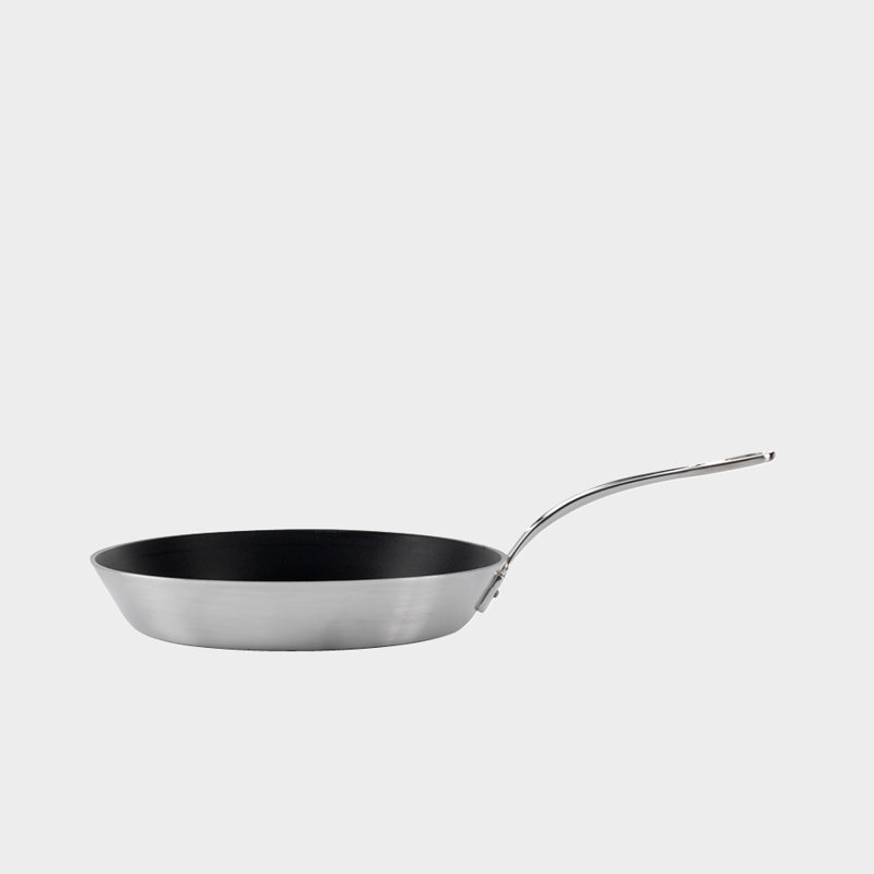 Samuel Groves Stainless steel tri-ply non-stick frying pan, 17 cm