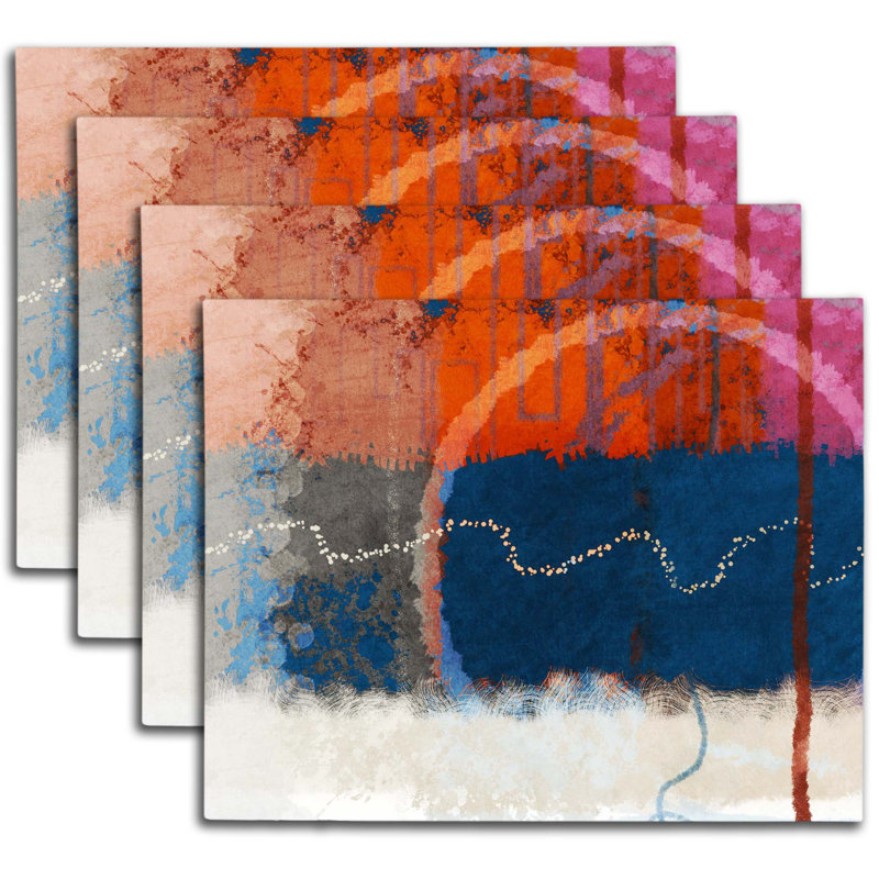 Napperon abstrait en polyester