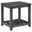 Table rectangulaire grise_Table basse