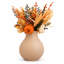 Décorations artificielles d'automne de 33 cm avec citrouilles et feuilles réalistes