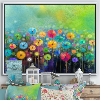 " Yellow And Red Flowers "