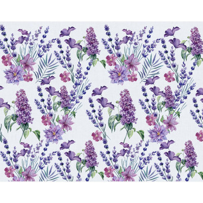 Lavande fleurs mauves