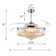 Presnell Dimmable Crystal Ceiling Fan with LED Lights and Remote Control