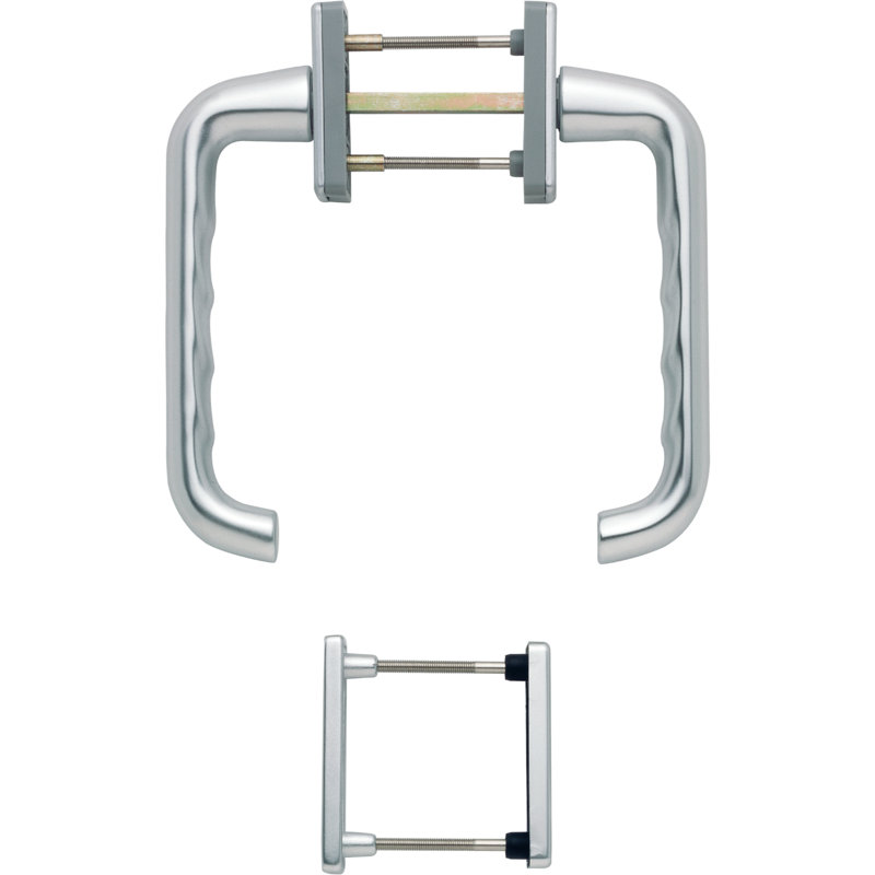 Handle Set With Escutcheon For Tilt/Slide Doors5, Sliver