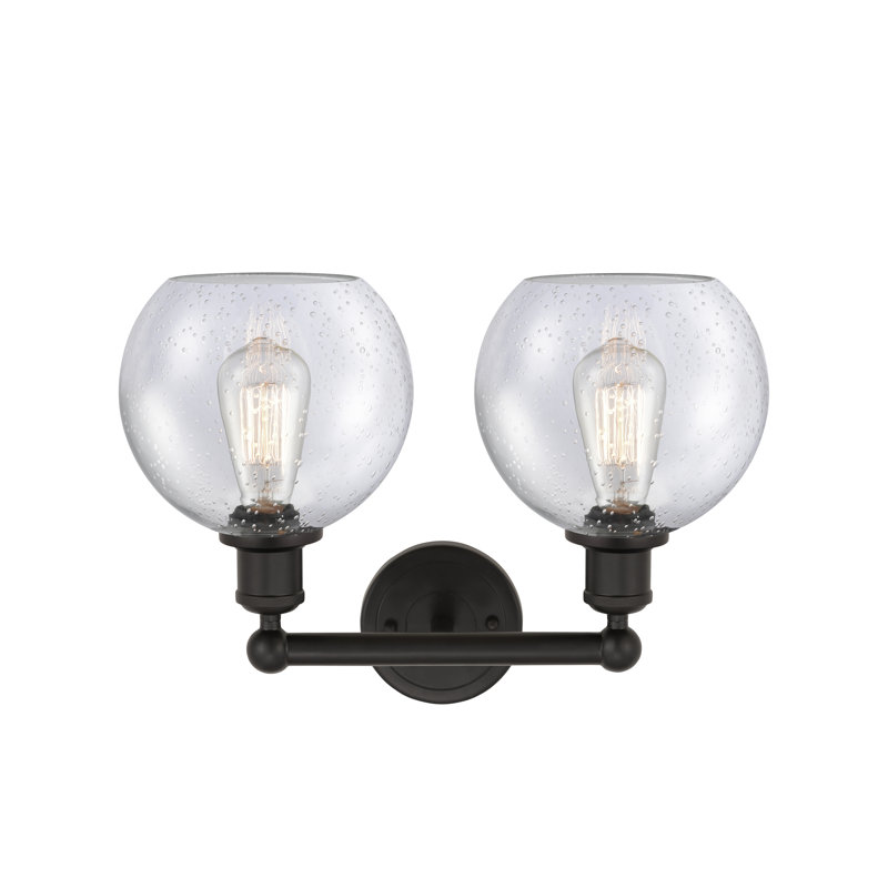 Éclairage pour meuble-lavabo à 2 lumières à intensité variable Ellington, Bronze huilé