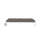 Isabella 53'' Outdoor Metal Double Chaise