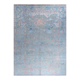 Overdyed One-of-a-Kind 9' 0" X 12' 1" Hand Knotted Area Rug