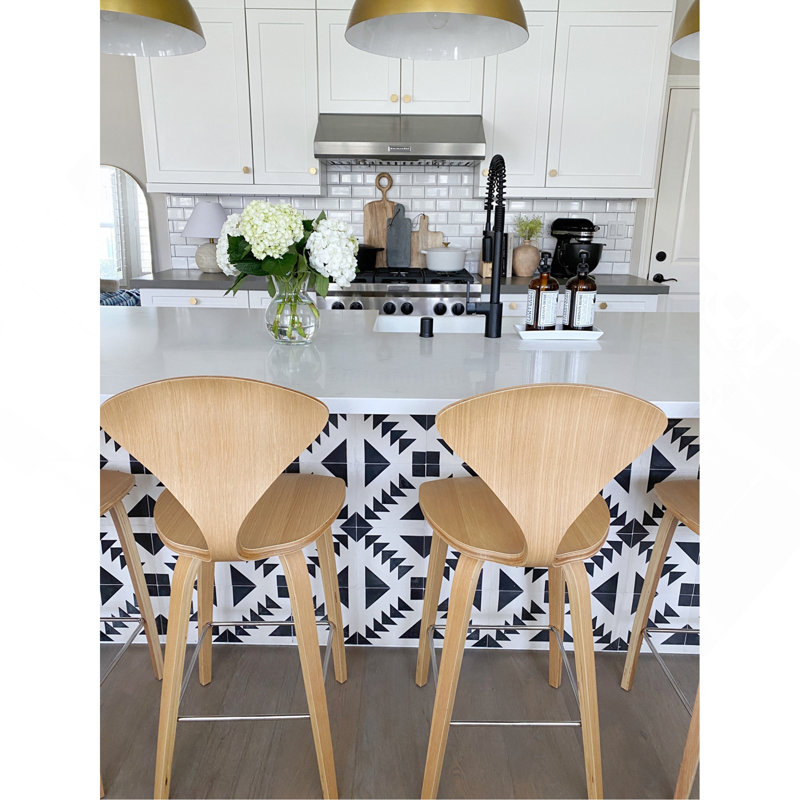 Ensemble de deux tabourets de comptoir Norman