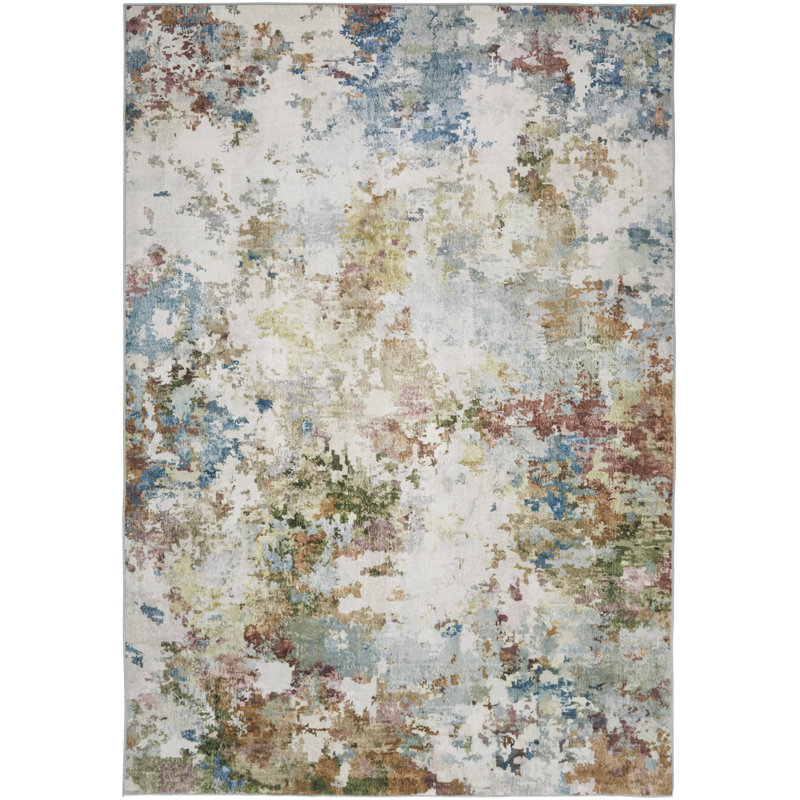 Keira Abstract Machine Printed Area Rug, Rectangle 120 x 180 cm