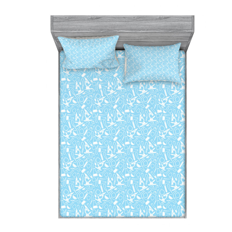 Microfiber Sheet Set, Queen Sheet Set with Fitted Sheet