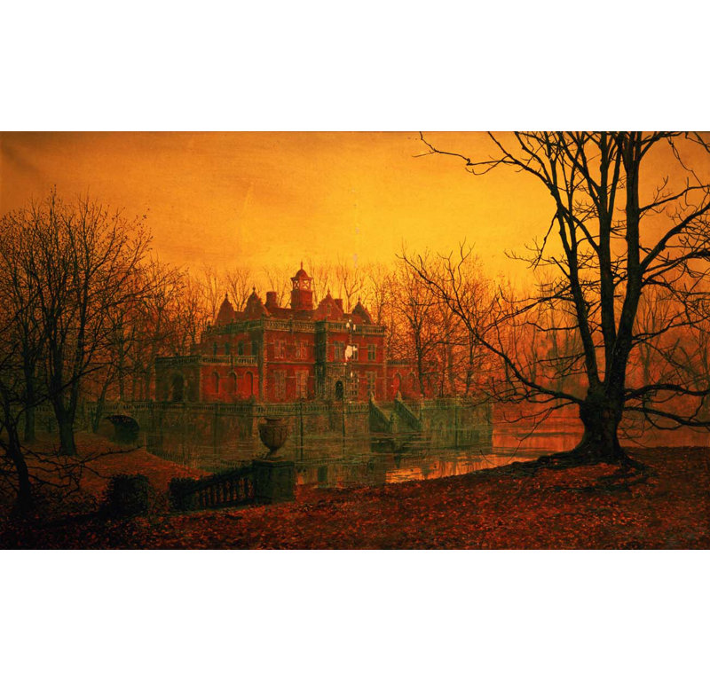 Adhésif décoratif Grimshaw The Haunted House (19ème), H 14 po x l 24 po