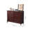 Retro Style Solid Wood Storage Entryway Cabinet Accent Cabinet