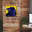 «Corvus» par Pat Saunders, art mural épique sur toile blanche, 12 po x 12 po-427533683