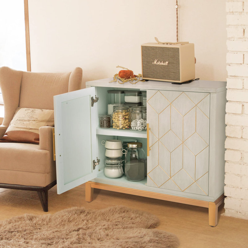 Armoire à grain de bois Accent