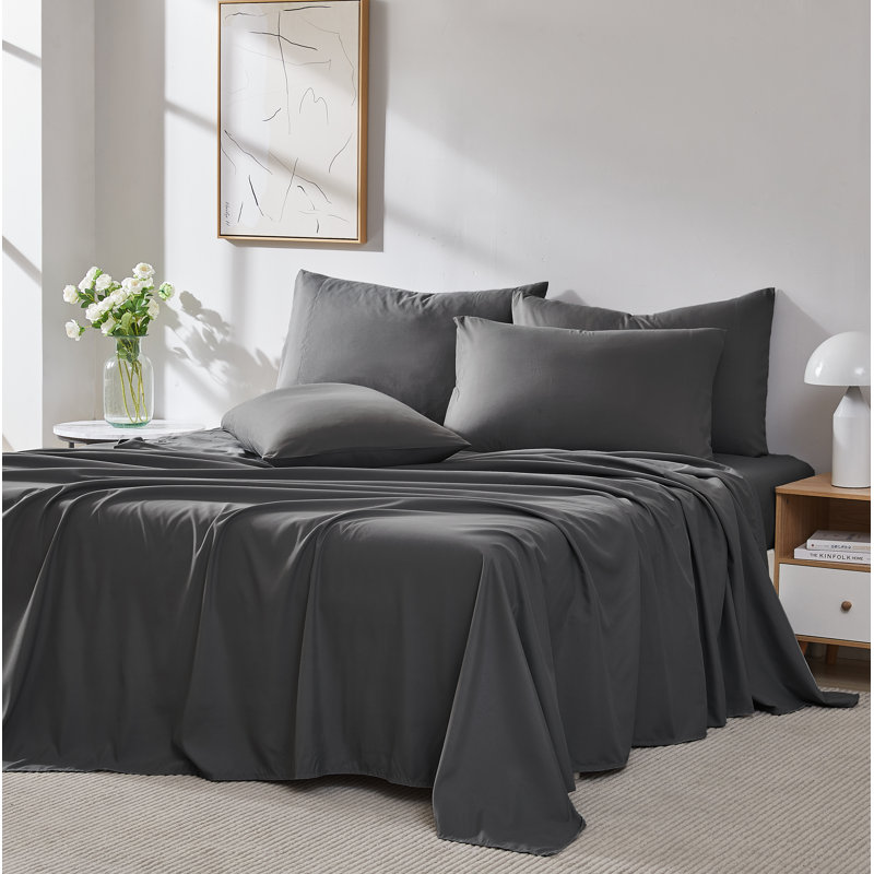 Vilano Springs Extra Deep Pocket Sheet Set, 6-Piece Ultra Soft Microfiber Sheets and Pillow Cases, Wrinkle Resistant, Easy Care