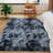 5x7 ft Shag Area Rugs for Living Room, Soft Fluffy Rugs for Bedroom, Nursery, Kids Room Home Decor, Tie-Dyed Blue Grey-1653206027