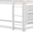 Low Bunk Bed Twin Over Twin, Floor Bunk Bed With Bookshelf&ladder-114498754