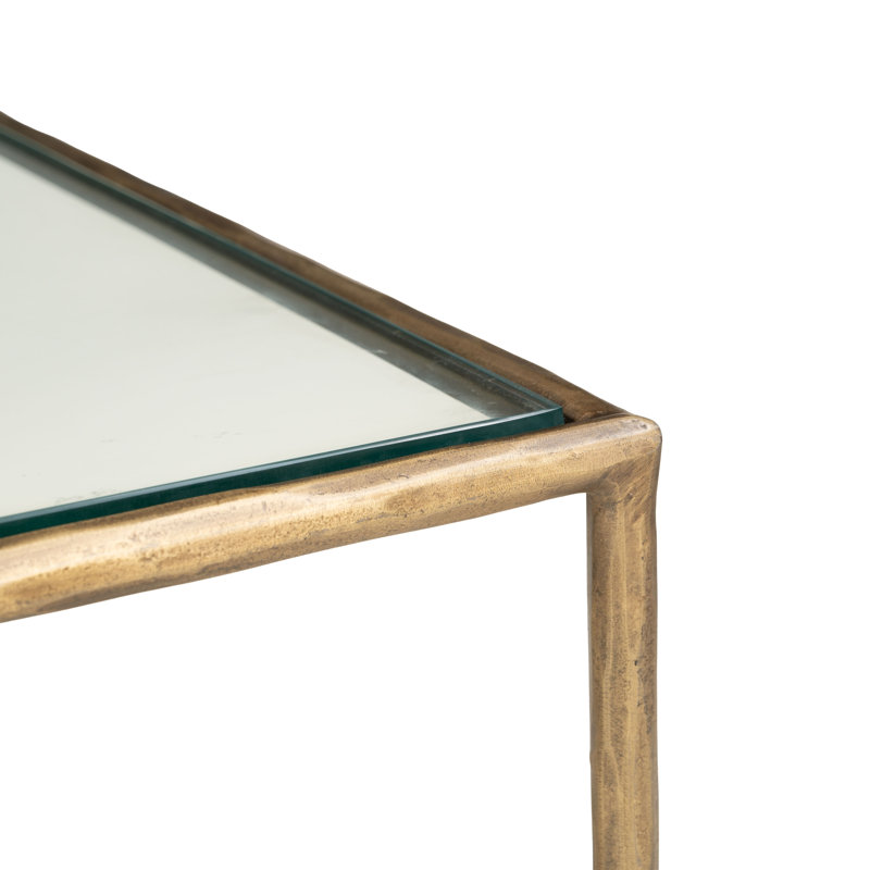 Table basse laiton