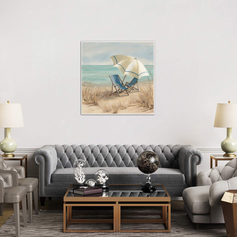 «Summer Holiday II» par Carol Robinson, reproduction, H 48 po x l 48 po x P 1,5 po, Toile tendue