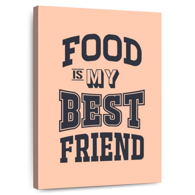Tergel Food Typography, 12" H x 8" W