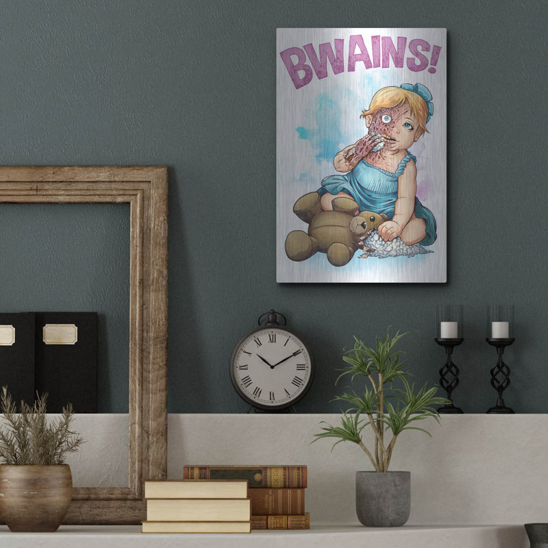 "Bwains DBH" par Flyland Designs, H 16 po x l 12 po