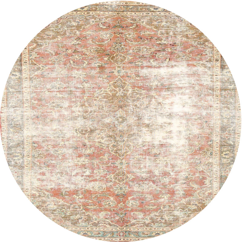 Citori Oriental Indoor Rug, Round 7'