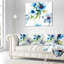 Coussin lombaire à fleurs d'été sans soudure