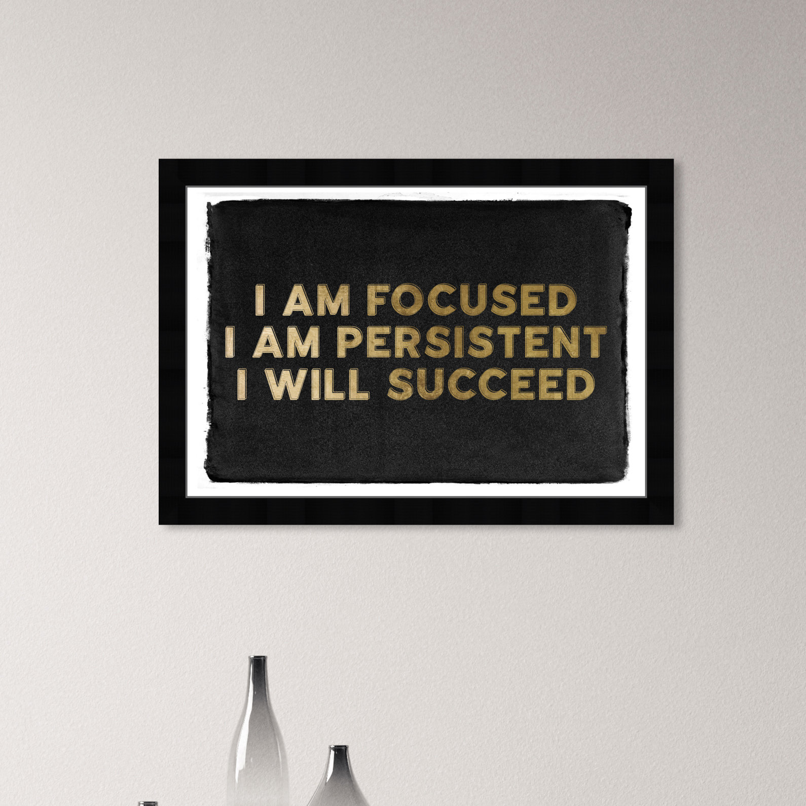 Hatcher & Ethan I Am Persistent - Picture Frame Textual Art Print on ...