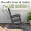 Chaise berçante en PEHD Adirondack-114313799