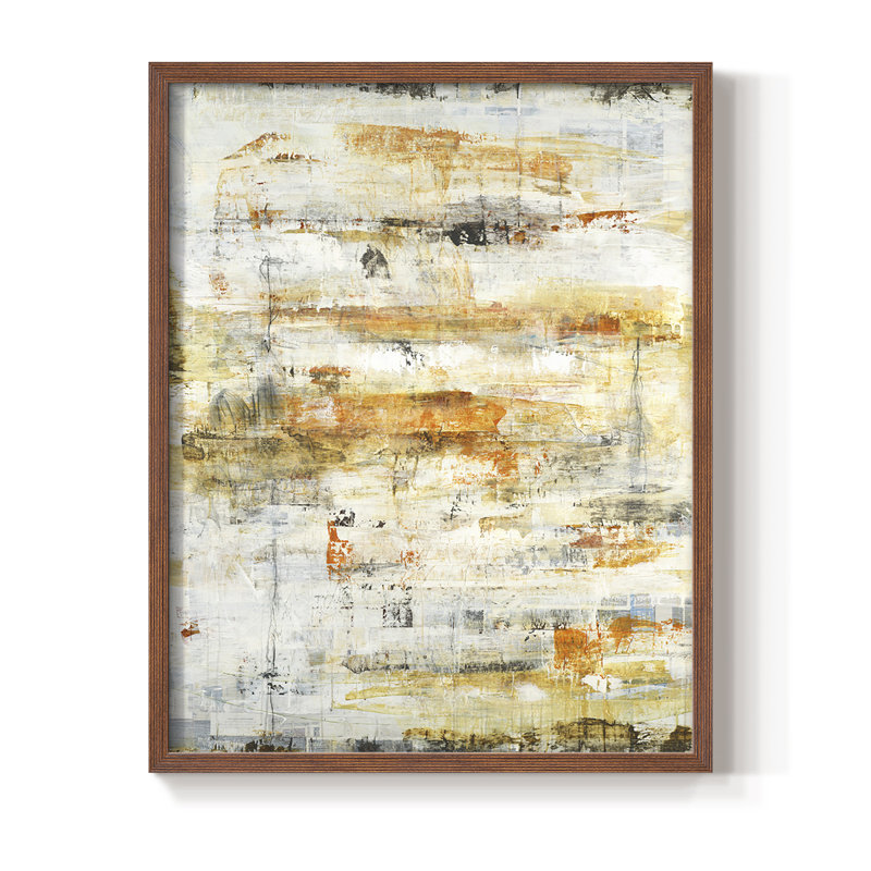 Reproduction d'art encadrée en bois massif, Brun, H 28 po x l 22 po